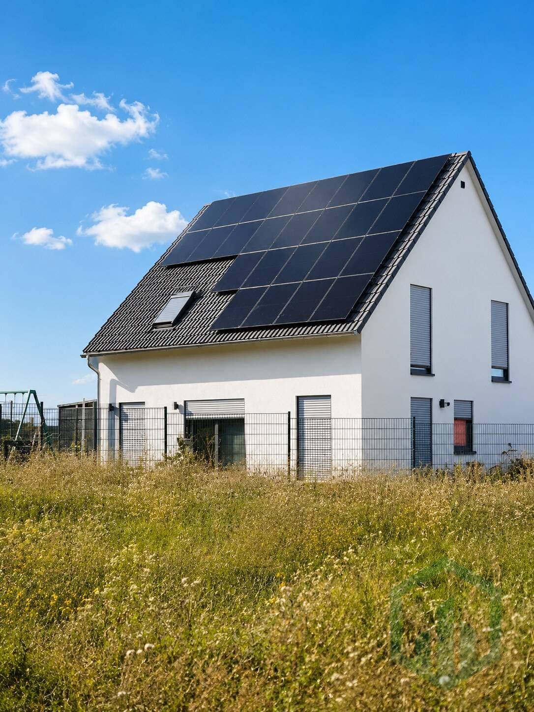 Einfamilienhaus mit Photovoltaik-Anlage — installiert von IBS Projects